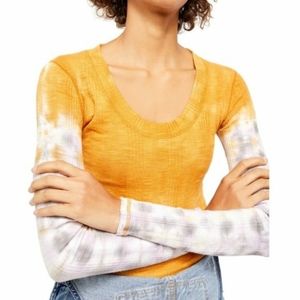 We The Free FP long sleeved shirt tie dye